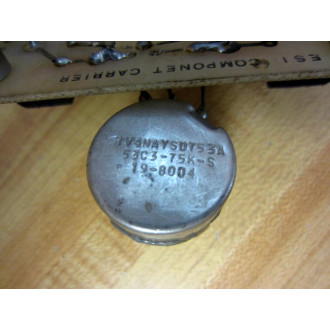 ESI B 82011 CC4 Component Carrier B82011 WPotentiometer + 4 Resistors - Used