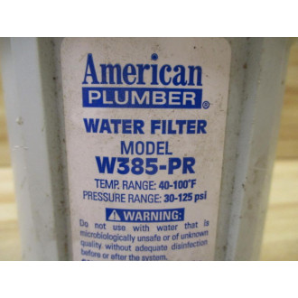 American Plumber W385-PR Water Filter W385PR (Pack of 2) - New No Box