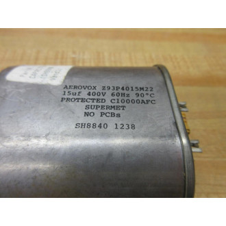 Aerovox Z93P4015M22 Capacitor 15µF 400V - Used