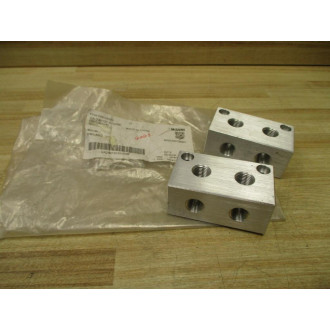 Misumi BMUAN2-22 Manifold Block BMUAN222 (Pack of 2)