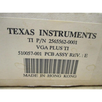 Texas InstrumentsAST Research 2565562-001 VGA Plus Graphics Adapter 510057-001