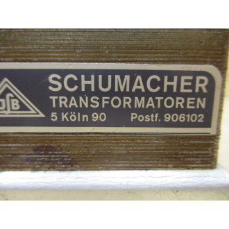 Schumacher 12260 78 Transformer NT25 - Used