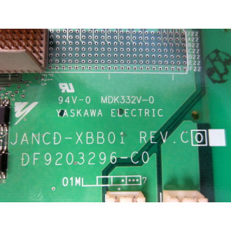Yaskawa JANCD-XBB01 Peripheral System Board DF9203296-C0 - Used