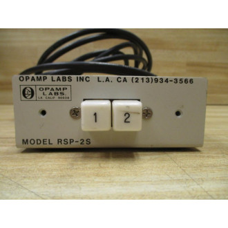 Opamp Labs RSP-2S Stereo Audio Follow Video Routing Switcher - Used
