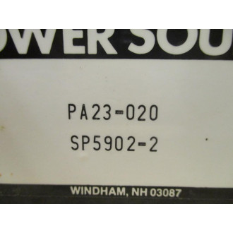 Semiconductor Circuits PA23-020 Power Supply Module SP59020-2 - Used