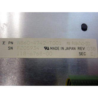 Fanuc N860-4742-T001 Vintage T47 KeyBoard N8604742T001 - Used