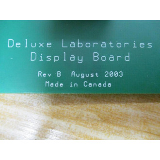 Deluxe Laboratories Rev B Display Board - Used