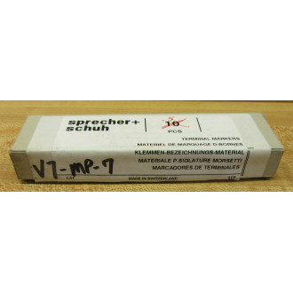 Sprecher+Schuh V7-MP-7 Terminal Marker V7MP7 (Pack of 45)