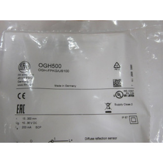 IFM Efector OGH500 Sensor OGH-FPKGUS100