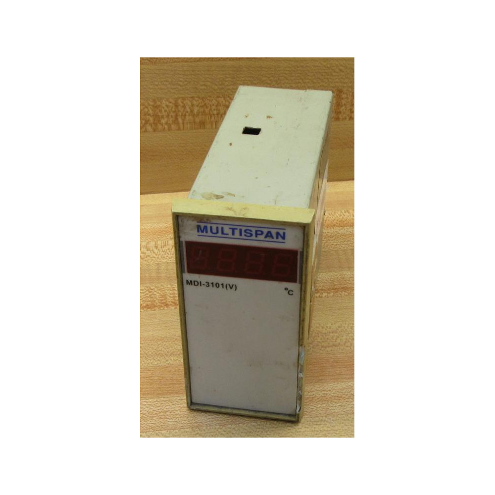 Multispan Instruments MDI-3101 Temperature Controller MDI3101 WChipped Housing - Used