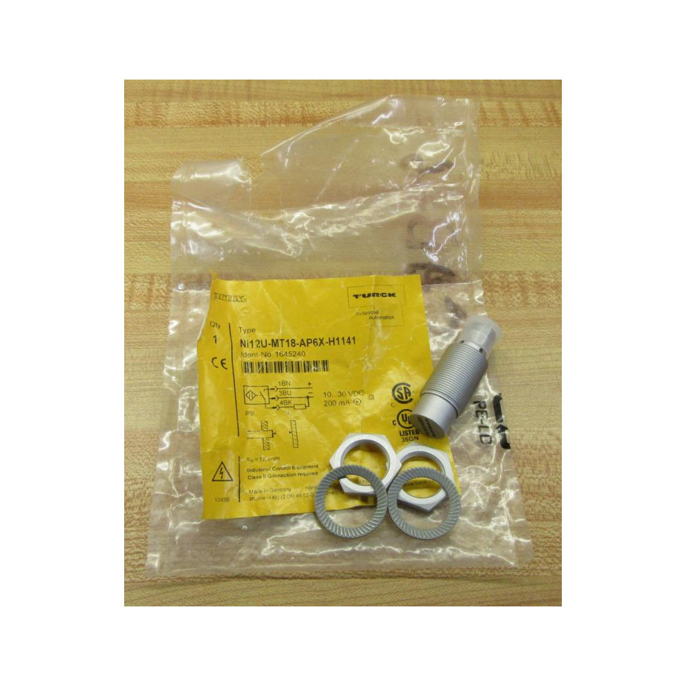 Turck NI12U-MT18-AP6X2-H1141 Switch NI12UMT18AP6X2H1141 Grey