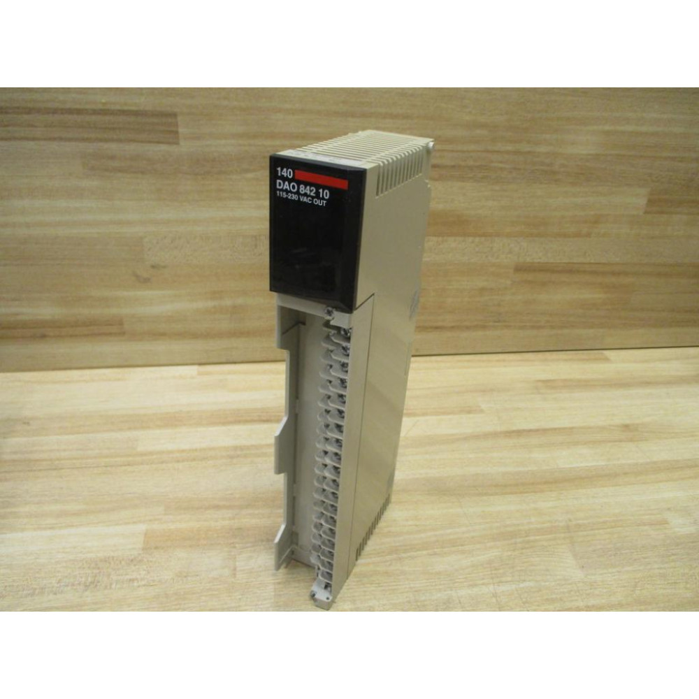 Schneider Automation 140 DAO 842 10 TSX Quantum Output Module WO Cover - Used