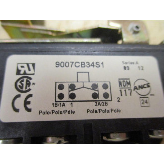 Square D 9007CB34S1 Snap Limit Switch Series A