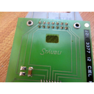 Staubli J21-3377-12-CIEL-MCL M4M5 Ciel Card J21337712CIELMCL - Used
