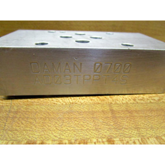 Daman AD03TPPT4S Valve 0700 - Used