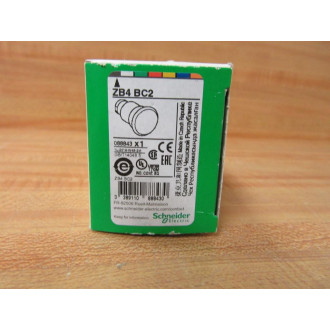 Schneider Telemecanique ZB4BC2 Black Button