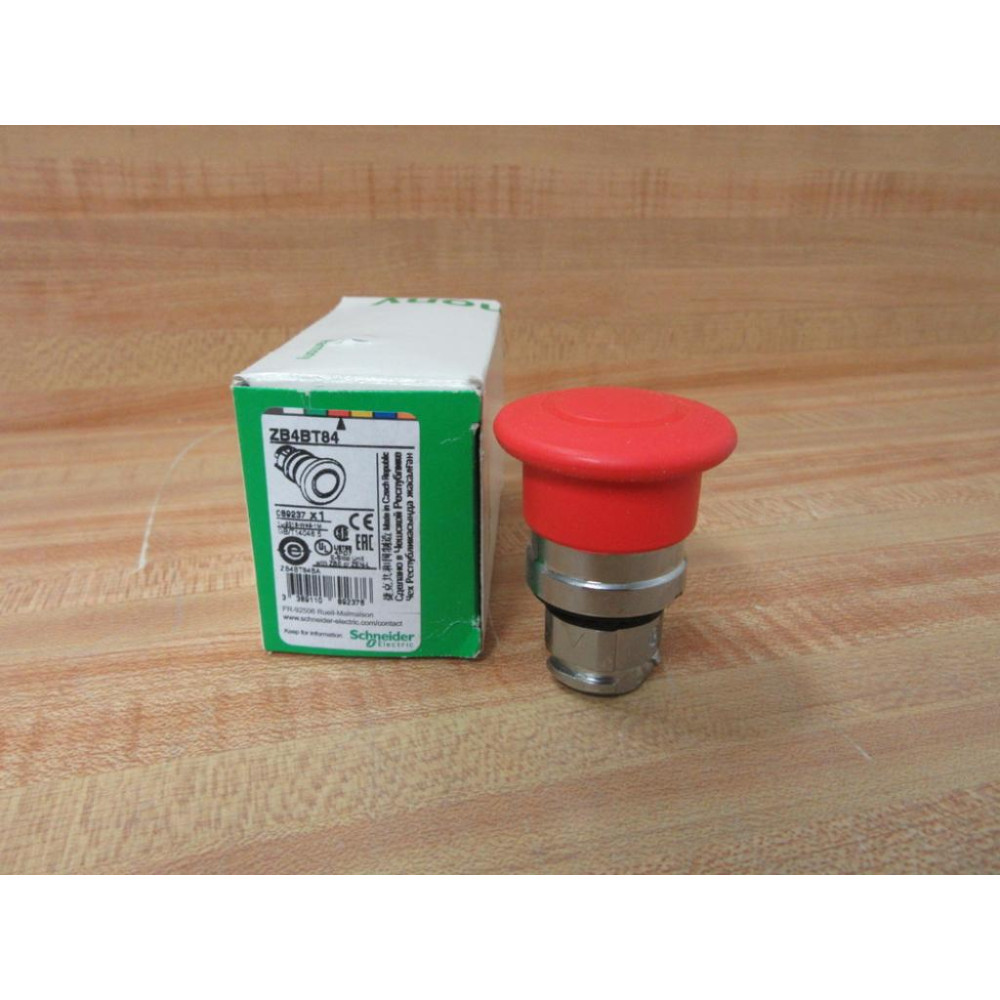 Schneider ZB4BT84 Telemecanique PushPull Pushbutton