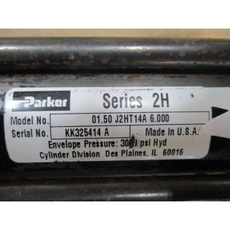 Parker 01.50 J2HT14A 6.000 Cylinder 0150J2HT14A6000 - Used
