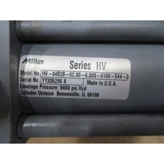 Miller HV-84B2B-02.00-6.000-0100-S44-D Cylinder HV84B2B020060000100S44D - Used
