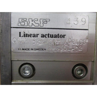 SKF CARR 32X200X1D24CS Linear Actuator 218561-02 - Used