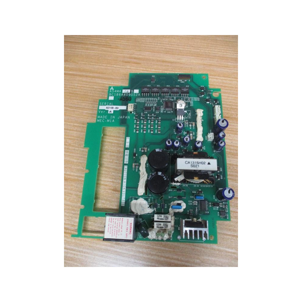 Mitsubishi A54MA7.5B Circuit Board BC186A409G52A Ver. A - Used