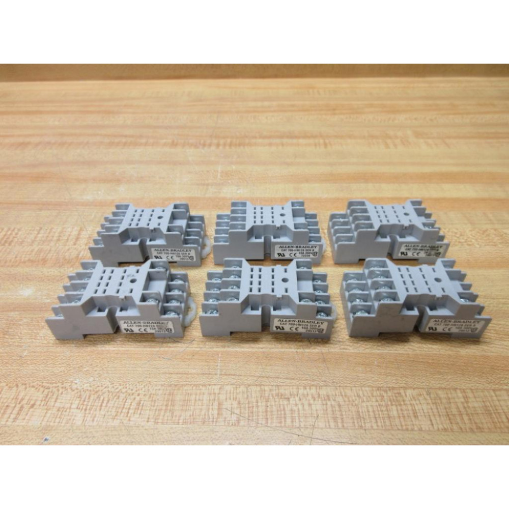 Allen Bradley 700-HN128 Socket 700HN128 (Pack of 6) - New No Box
