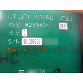 GSE Systems 2594041-0001 UTB3 Utility Board 25940410001 - Used