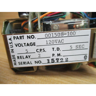 Detronics 001508-100 Signal Transformer 001508100 - Used