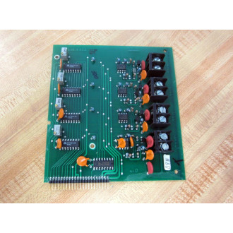 Partlow 04614802 MRC7000 Chart Recorder Input Board (4) 2-Screw Terminals - Used