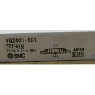 SMC VQ2401-5C1 Solenoid Valve VQ24015C1 - Used