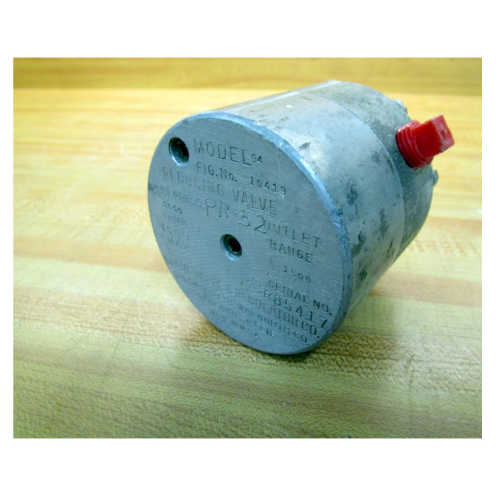 Grove Valve & Regulator 94 Reducing Valve 10419 PR-52 - Used