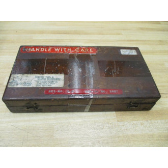 Cordovano Metrology Labratory 2657 Cutting Tool Gaging Kit Loose Hinges - Used
