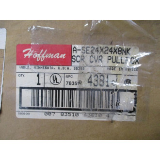 PentairHoffman A-SE24X24X8NK Screw-Cover Pull Box ASE24X24X8NK