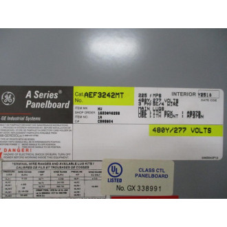 General Electric AEF3242MT Panel Board AB49B - Used