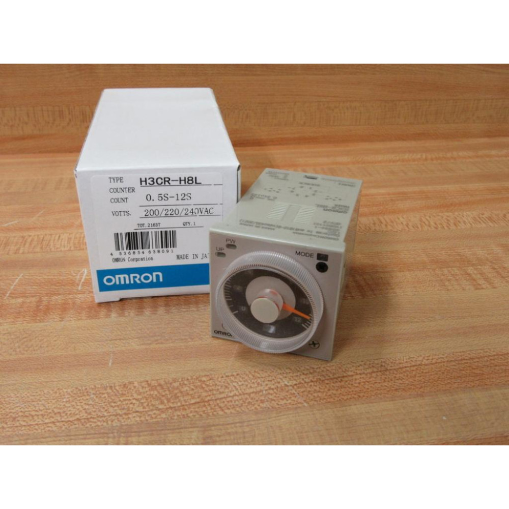 Omron H3CR-H8L Timer H3CRH8L 200220240VAC 0.5S-12S