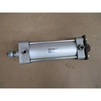SMC NCA1B325-0600 Air Cylinder NCA1B3250600 WFittings - Used
