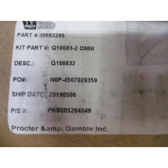 Wajax Q18683-2 OMM Grooved Roller 30662295 (Pack of 8)