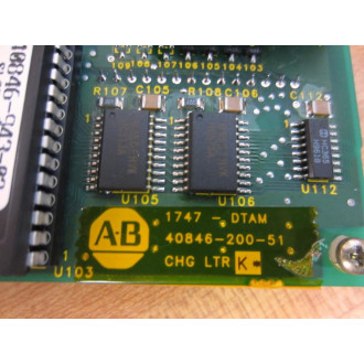 Allen Bradley 1747-DTAM Circuit Board wDisplay 40846-200-51 - Used