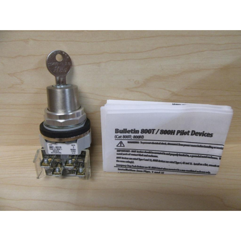 Allen Bradley 800T-H3119 Selector Switch - New No Box