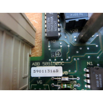 ABB 5891505C Circuit Board 59011316B - Used
