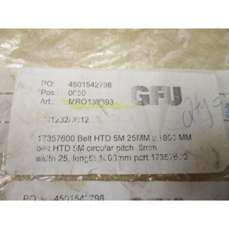 Maedler 17357600 Timing Belt 1800-5M