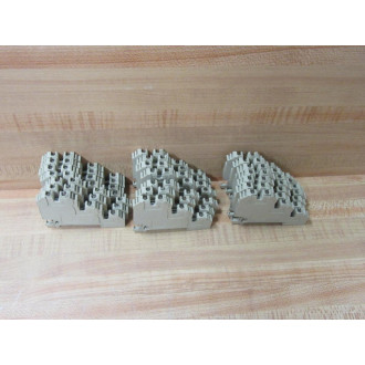 Weidmuller DLI 2.5 Terminal Block DLI25 (Pack of 21) - Used