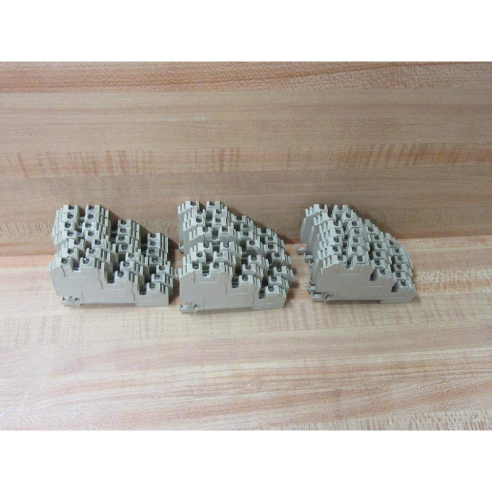 Weidmuller DLI 2.5 Terminal Block DLI25 (Pack of 21) - Used