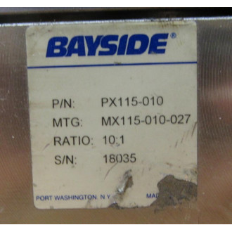 Bayside PX115-010 Gear Head - New No Box