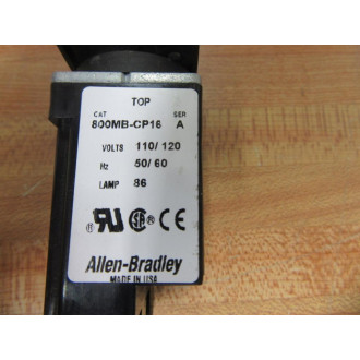 Allen Bradley 800MB-CP16 Pilot Light Amber - Refurbished Allen Bradley 800MB-CP16 Pilot Light Amber - Refurbished
