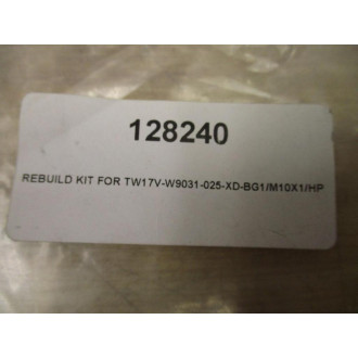 WEH 128240 Rebuild Kit For TW17V-W9031-025-XD-BG1M10X1HP