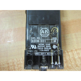 Allen Bradley 800MB-CPA16 Button w800M-XD1 (Pack of 6) - Used