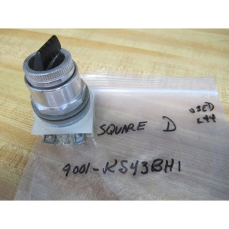Square D 9001-KS43BH1 Selector Switch 9001KS43BH1 - Used