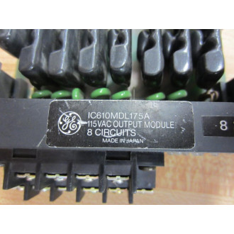 General Electric IC610MDL175A Output Module 8 Circuit - Used