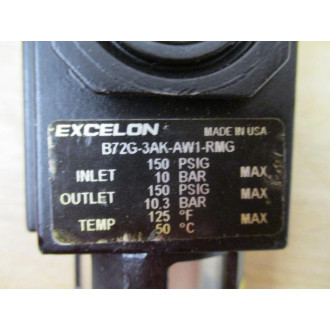Norgren B72G-3AK-AW1-RMG Excelon Filter Regulator B72G3AKAW1RMG - New No Box